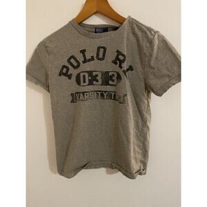 Polo Ralph Lauren Boys Vintage T-shirt Grey Size 10/12